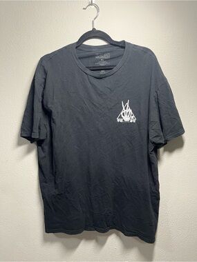 Skeleton Black Short Sleeve Graphic Crew Tee